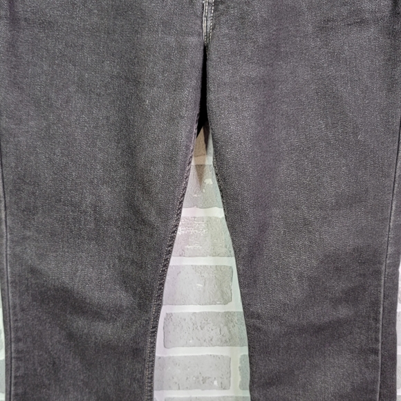 Levi's 515 Boot Cut Lower Rise Vintage Y2K Flaired Black Denim Jeans Size 6 Mis - Picture 2 of 16